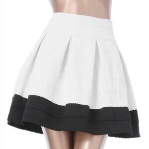 Forever 21 Black and White High Waisted Skater Bubble Skirt - BNWOT